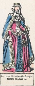 Königin Klemens von Ungarn, Frau von Ludwig X. von French School