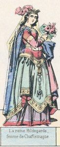 Königin Hildegard, Frau von Karl dem Großen von French School