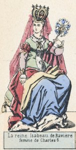 Königin Isabeau von Bayern, Frau von Karl VI. von French School