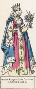 Königin Margarete von der Provence, Frau von Ludwig IX. von French School