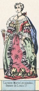 Königin Marie Leszczyńska, Frau von Ludwig XV. von French School