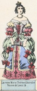 Marie Therese von Österreich, Frau von Ludwig XIV. von French School