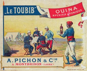 Etikett für le Toubib Aperitif und Tonic Wine, spätes 19. Jahrhundert von French School