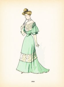 Damenmode, 1901 von French School
