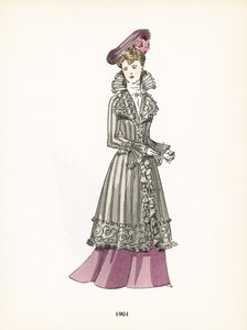Damenmode, 1901 von French School