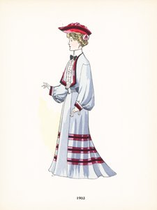 Damenmode, 1903 von French School