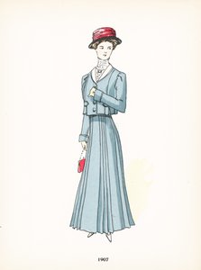 Damenmode, 1907 von French School