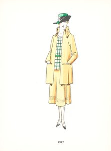 Damenmode, 1917 von French School
