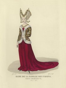Dame der Orsini-Familie, Regierungszeit von Karl VI. von Frankreich, 1420 von French School
