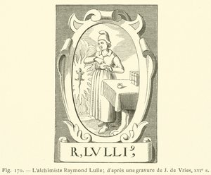 Der Alchemist Raymond Lulle von French School