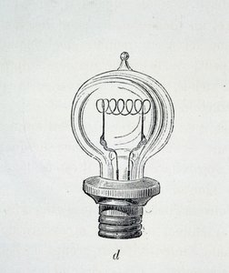 Edison Lampe - in „Die neuen Eroberungen der Wissenschaft“ von Figutree