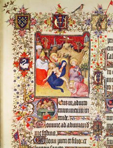 Die Kreuzabnahme Christi, aus den Grandes Heures de Duc de Berry, 1409 von French School
