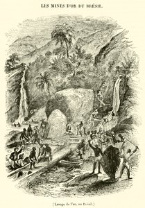Goldwäsche in Brasilien von French School