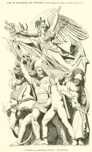 Der Aufbruch, oder 92, Basrelief von French School