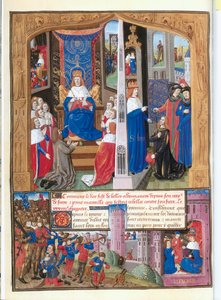 Le Livre des faits Monseigneur Saint Louis von French School