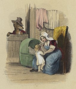 Der Wolf, die Mutter und das Kind