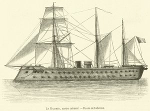 Das Magenta, gepanzertes Schiff von French School