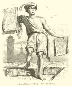 Der Bilderhändler von French School