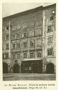 Das Mozart-Museum von French School