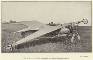 Der REP, Monoplan von Robert Esnault-Pelterie von French School