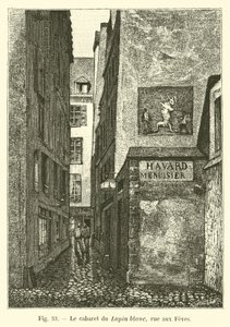 Das Wirtshaus zum Weißen Kaninchen, Rue aux Fèves