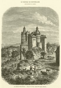Das Schloss von Montbeliard (Stich) von French School