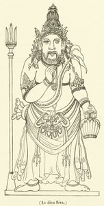 Der Gott Siva (Gravur)