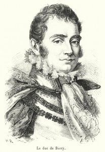 Der Herzog von Berry (Gravur) von French School