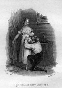 „Elle est Jolie“, Lied von Béranger in „Œuvres complètes“ (1834) von Pierre-Jean de Béranger