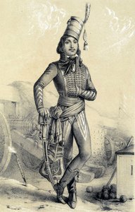 Le général Marceau - in „Galerie historique de la Révolution française“ von Albert Maurin von French School