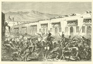Faschingsdienstag in Arequipa (Gravur) von French School