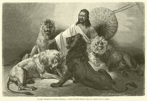 Der Negus Theodor II. in Audienzkleidung (Gravur) von French School