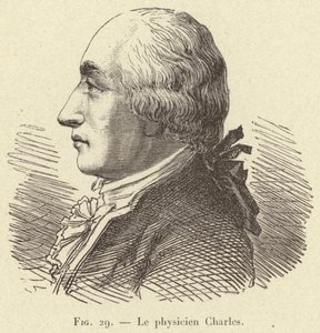 Der Physiker Charles (Gravur) von French School