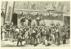 Das Theater in Japan, die Parade von French School