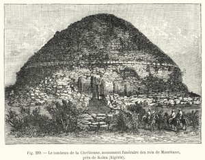 Das Grab der Christin, Grabdenkmal der Könige von Mauretanien, nahe Kolea, Algerien