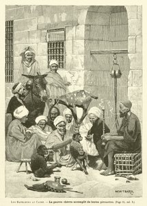 Die Gaukler in Kairo von French School
