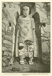 Die kolossalen Statuen von Bamiyan von French School