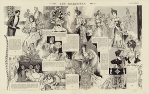 Les diamantees (Gravur) von French School