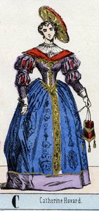 Buchstabe C wie Catherine Hovard oder Catherine Howard (Katherine oder Katheryn) von French School