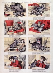 Kleine Katzen - Epinal-Bild