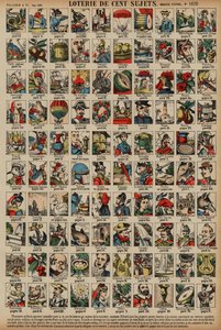 Lotterie von hundert Themen von French School