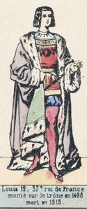 Ludwig XII., 57. König von Frankreich, bestieg den Thron 1498, gestorben 1515 von French School