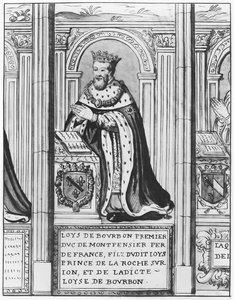 Louis II. von Bourbon, Herzog von Montpensier (Litho)