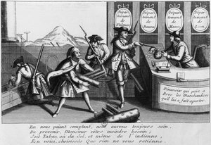 Louis Mandrin (1724-55) beim Angriff