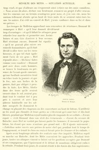 Louis Riel, kanadischer Politiker und Anführer der Métis im kanadischen Präriegebiet