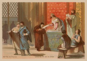 Ludwig VI. von Frankreich, genannt der Dicke (1081-1137) von French School