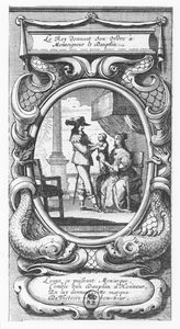 Ludwig XIII., König von Frankreich, gibt Befehle an Monseigneur le Dauphin (Stich) von French School