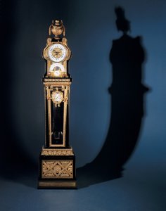 Louis XVI grande sonnerie astronomischer ewiger Kalender Regulateur de Parquet von French School