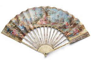 Louis XVI Fächer, letztes Viertel des 18. Jahrhunderts