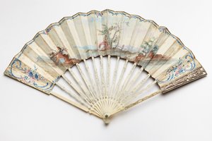 Louis XVI Fächer, letztes Viertel des 18. Jahrhunderts